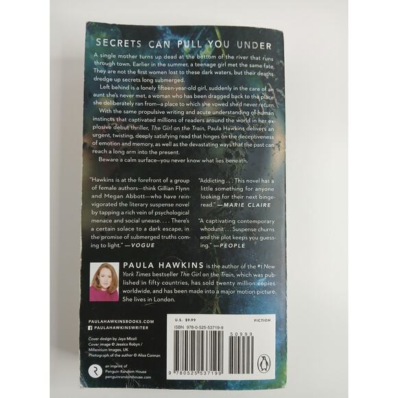 Into the Water: A Novel Suspense Thriller Paperback by Paula Hawkins - Picture 2 of 3